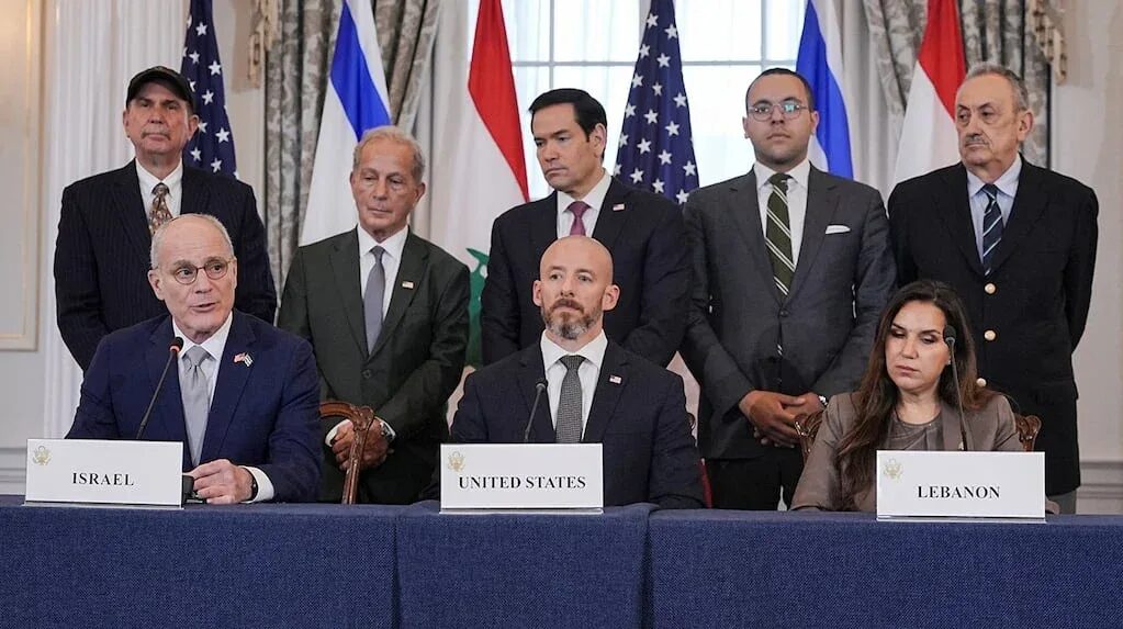 Firma del acuerdo entre Israel, Líbano y Estados Unidos en Washington