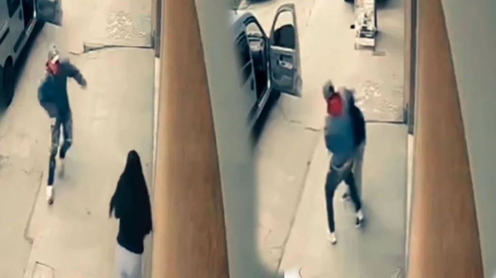 Cámaras de seguridad registran el intento de secuestro en Lomas de Zamora