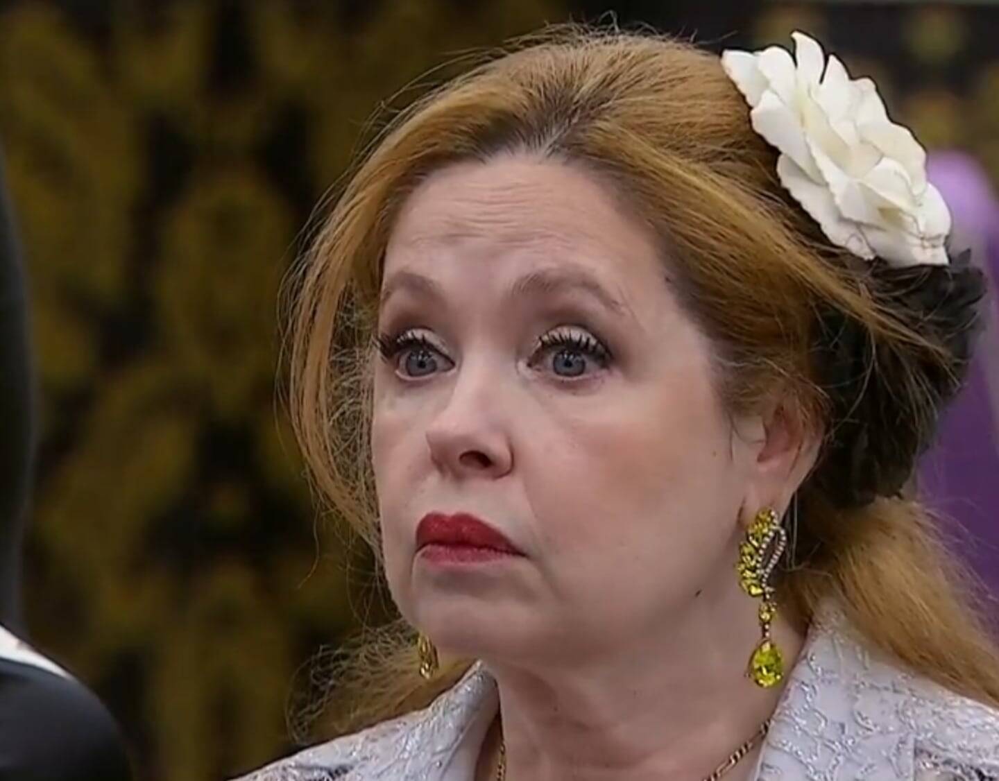 Andrea del Boca con expresión preocupada en Gran Hermano 2026