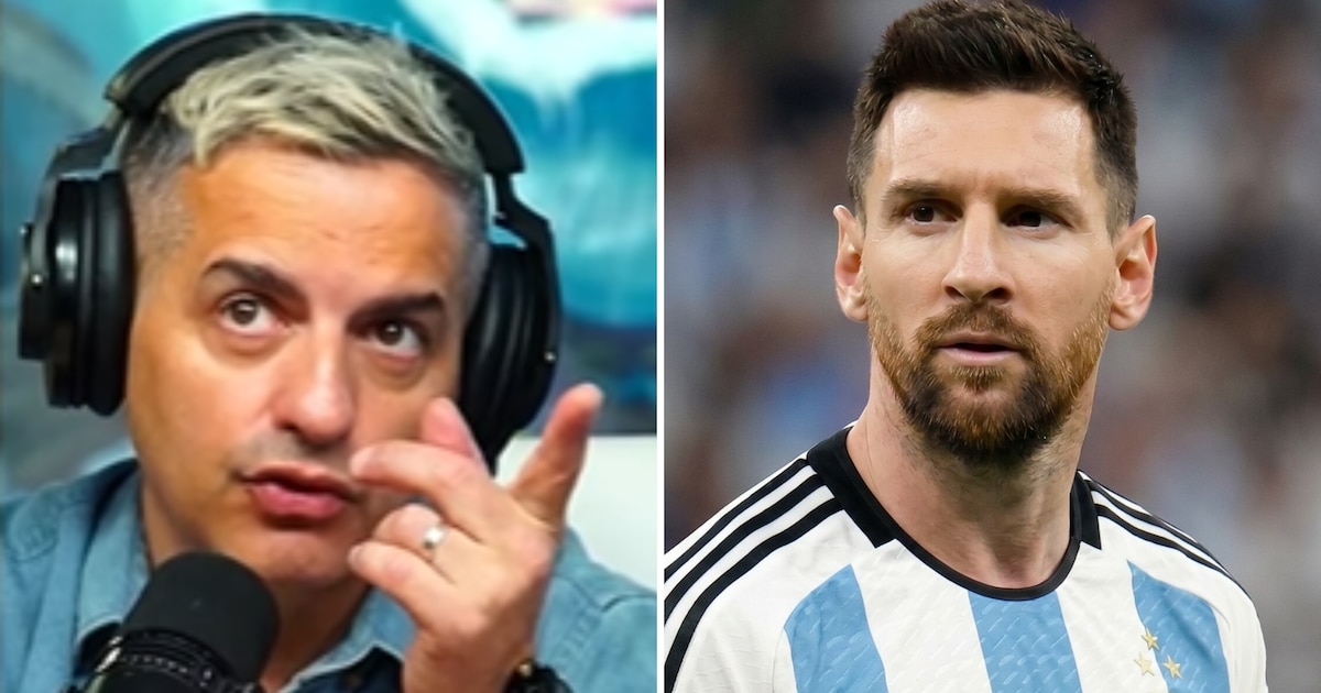 Ángel de Brito y Lionel Messi