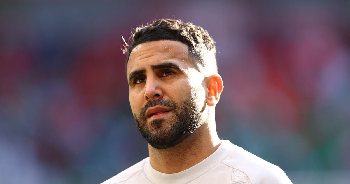 Riyad Mahrez en el estadio Arrowhead