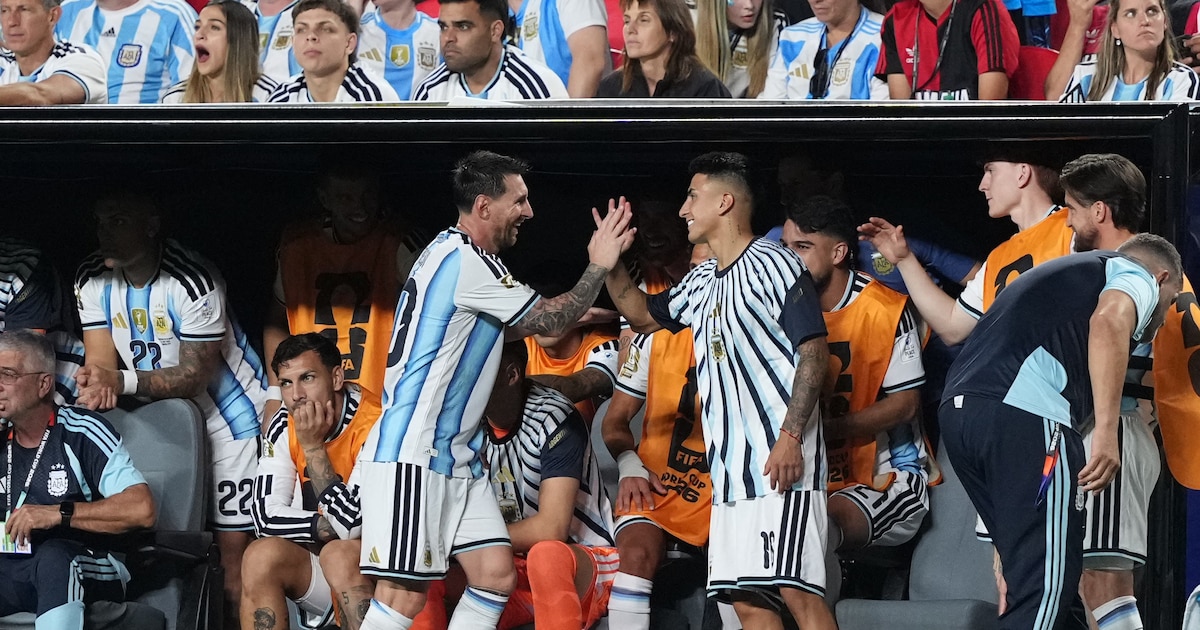Argentina celebra su victoria en el Mundial 2026