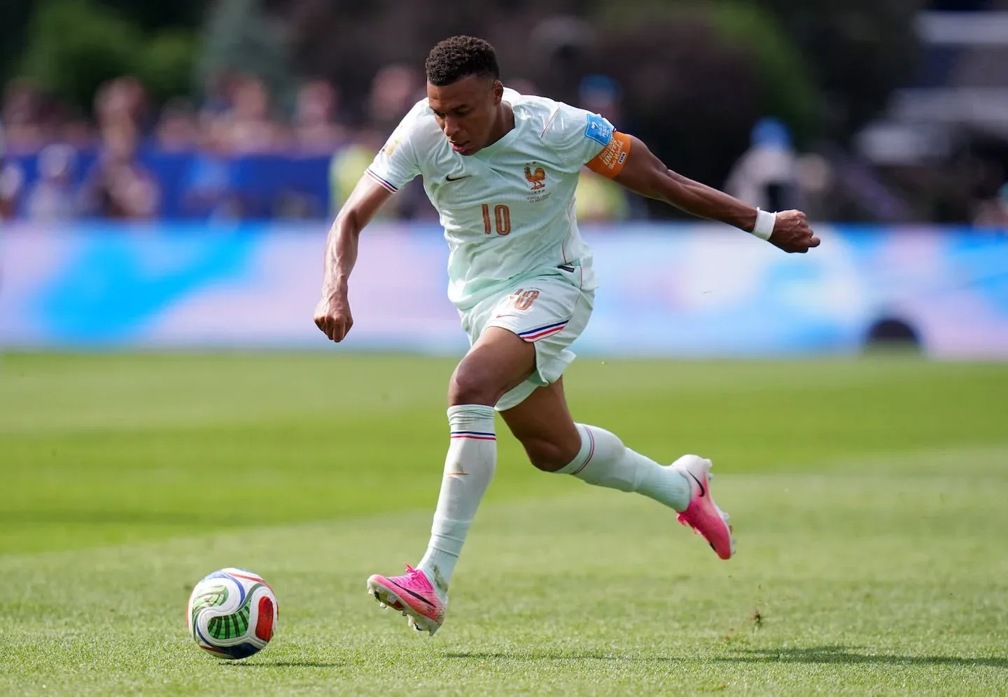 Kylian Mbappé en acción durante un partido del Mundial 2026