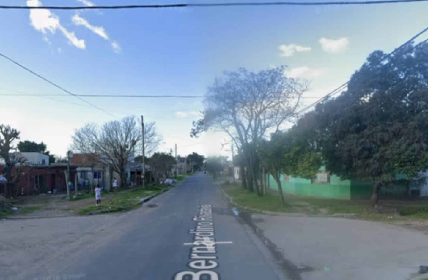 Vista de una calle en San Francisco Solano, donde ocurrió el asesinato de un adolescente