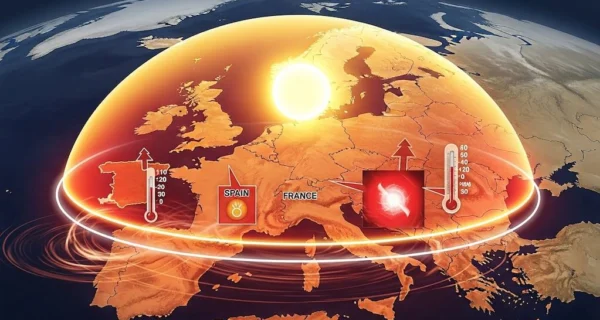 Domo de calor y aumento de temperaturas en Europa