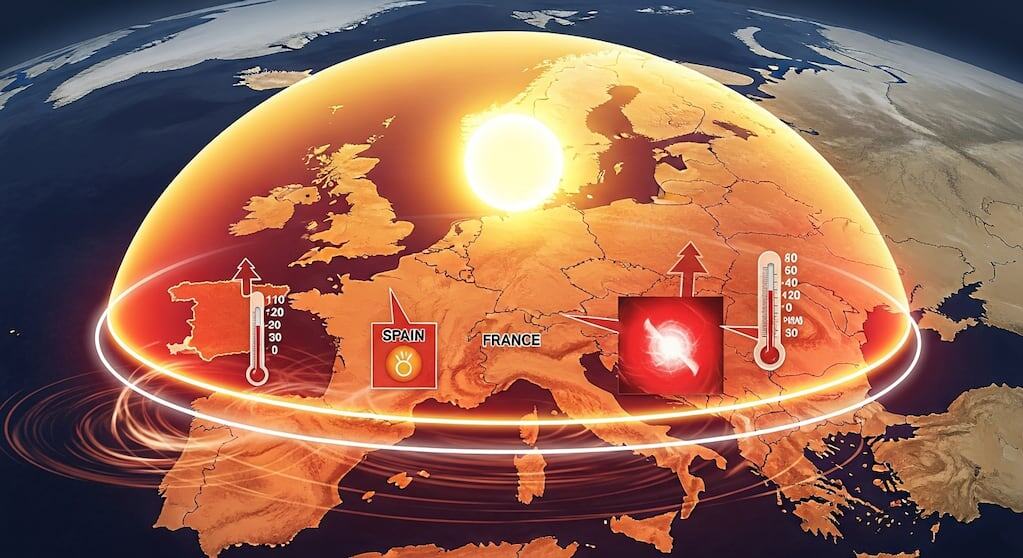Domo de calor y aumento de temperaturas en Europa