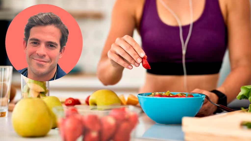 Aurelio Rojas hablando sobre nutrición y ejercicio