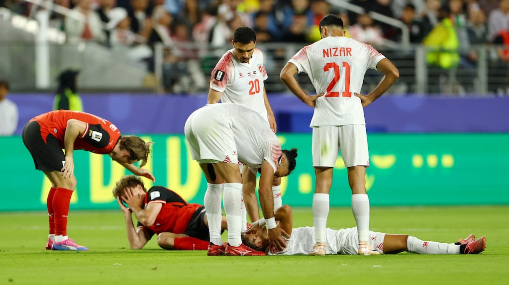 Stefan Posch durante el partido de Austria