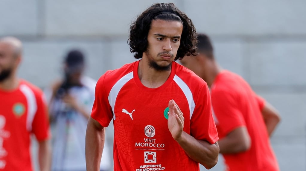 Ayyoub Bouaddi en acción durante el Mundial 2026