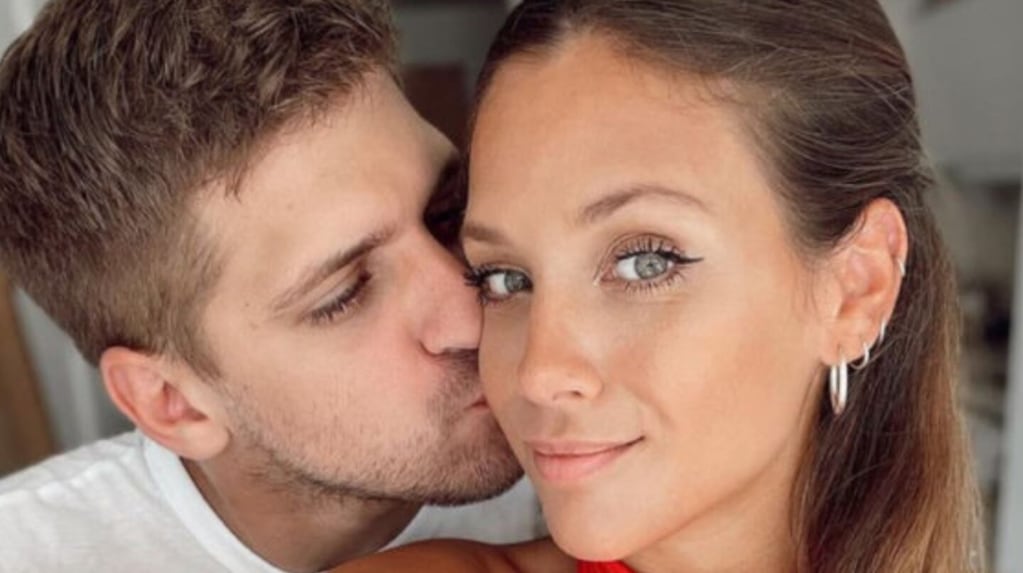 Barbie Vélez y Lucas Rodríguez en su boda