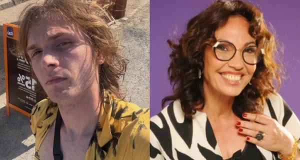 Benicio Guyot y Ernestina Pais en una foto de infancia
