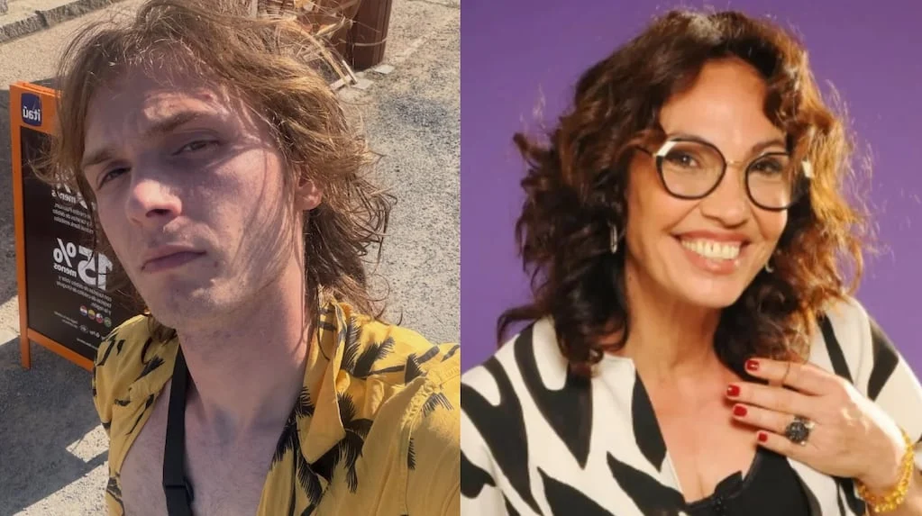 Benicio Guyot y Ernestina Pais en una foto de infancia