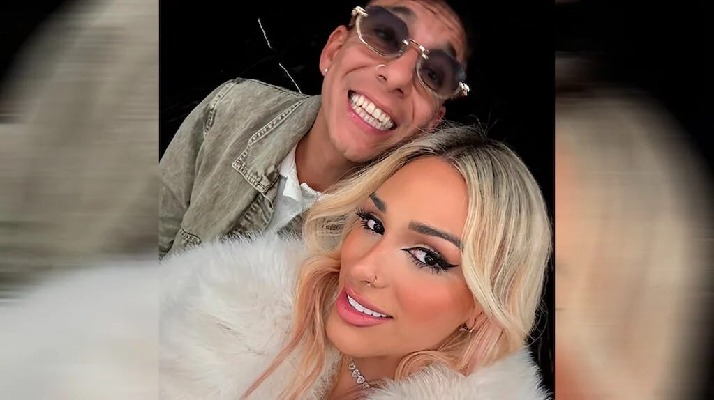 Brian Sarmiento y Danelik Galazan en su nuevo departamento
