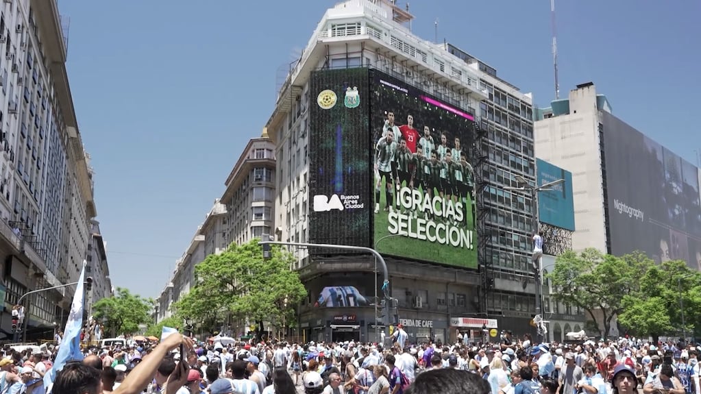 Pantallas gigantes en Buenos Aires para el Mundial 2026