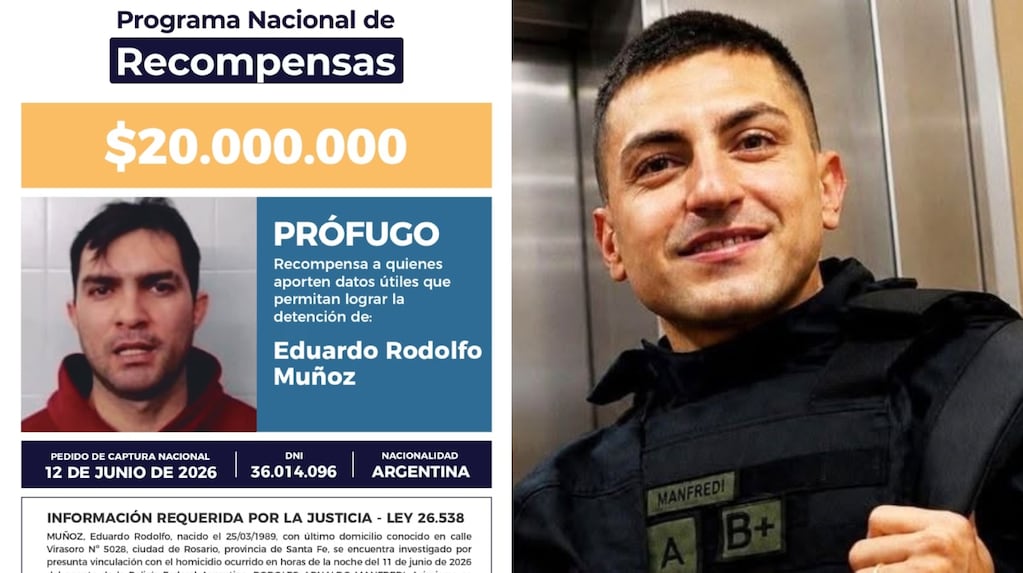 Policía Federal Argentina busca a Eduardo Muñoz por asesinato de agente