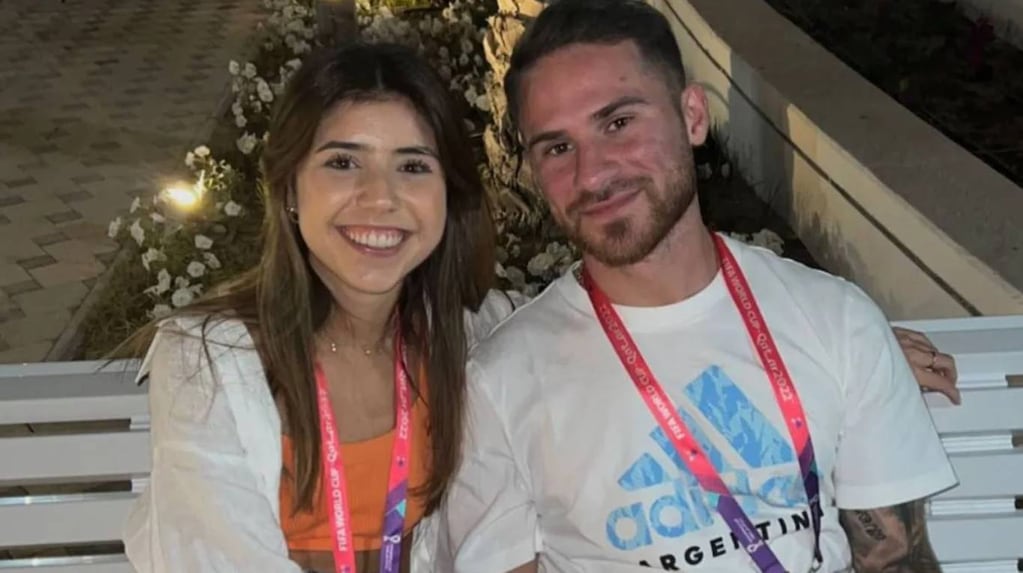 Cami Mayan y Alexis Mac Allister durante su relación