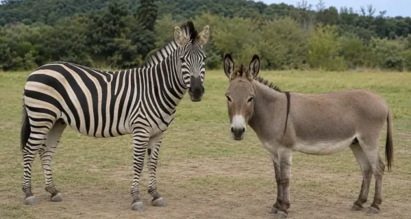 Cebrasno, híbrido entre cebra y burro
