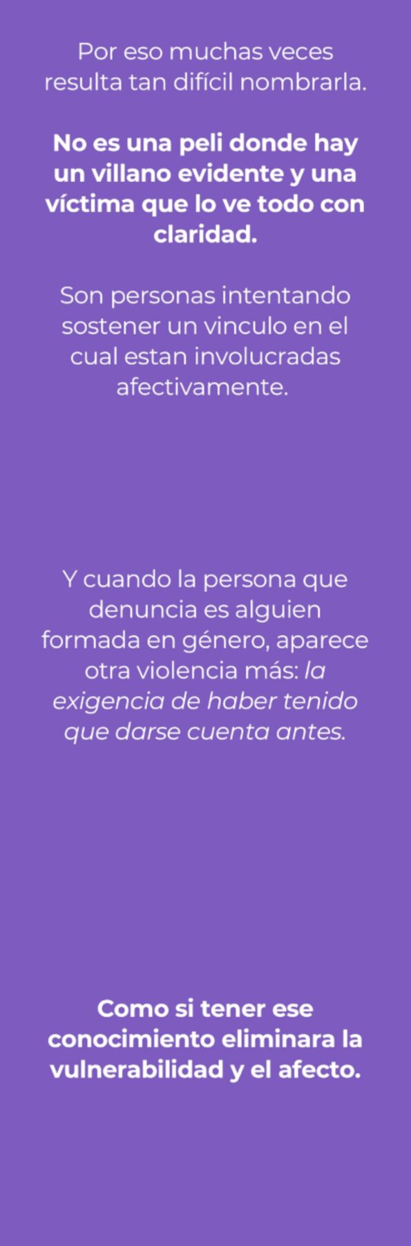 Texto sobre la manipulación emocional en relaciones de pareja