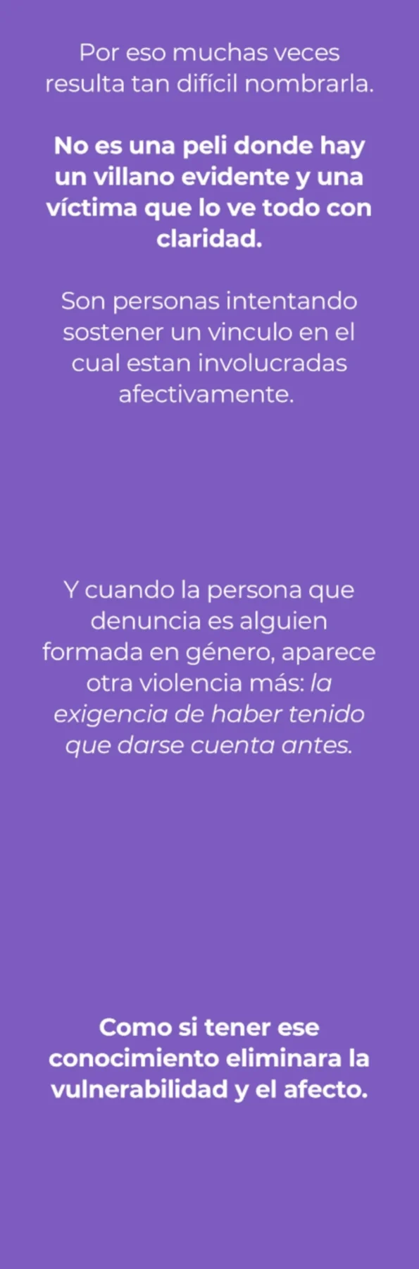 Texto sobre la manipulación en relaciones afectivas