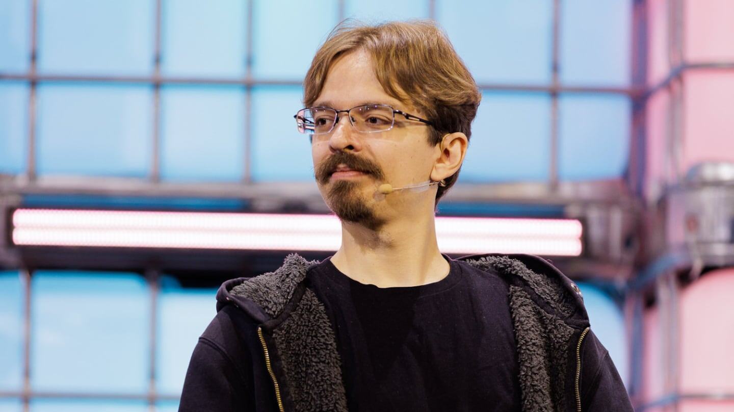 Connor Leahy, director de Control AI, durante su intervención en el Web Summit Rio 2026
