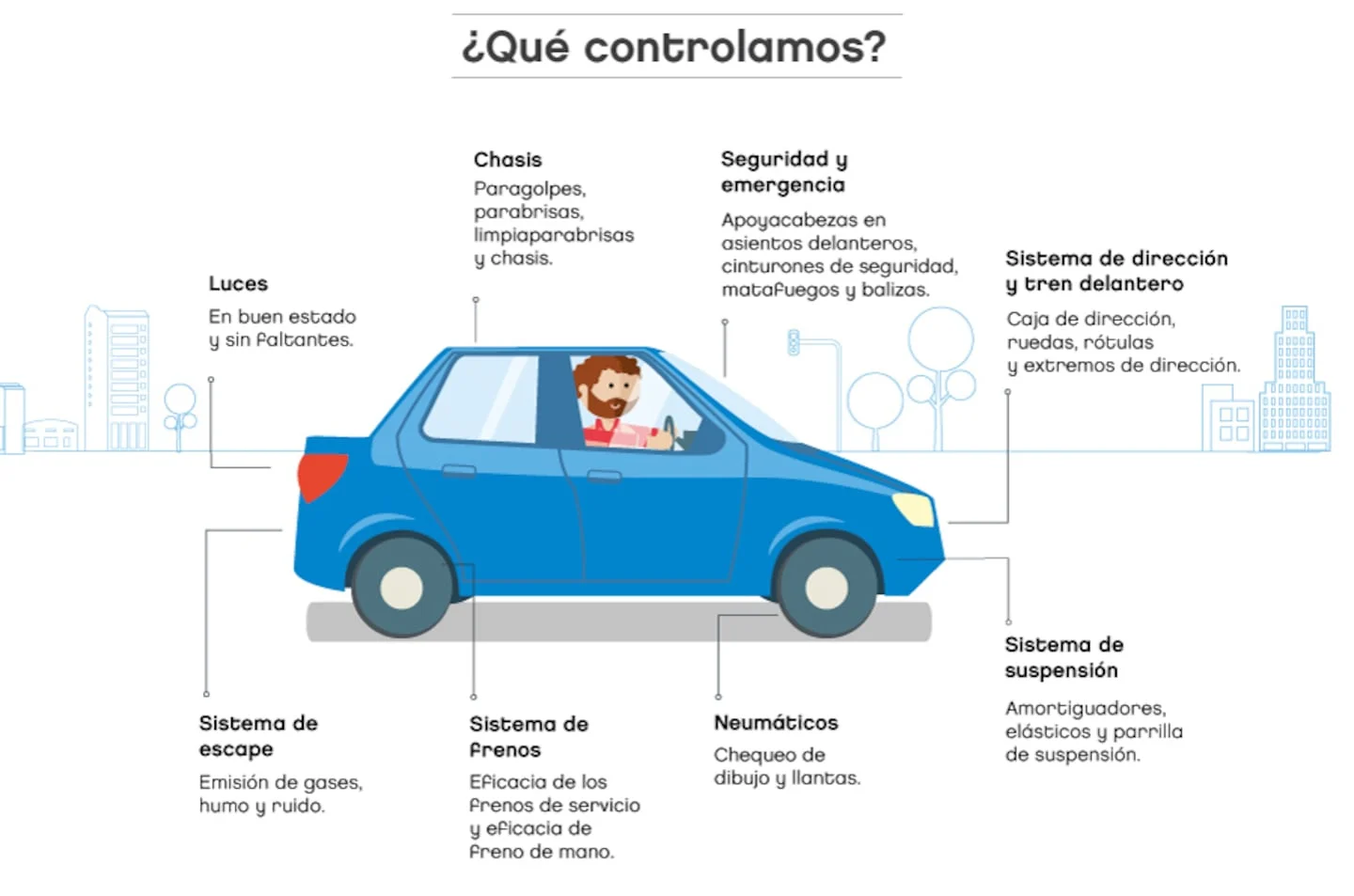 Infografía sobre el control de vehículos en la VTV en la Provincia de Buenos Aires