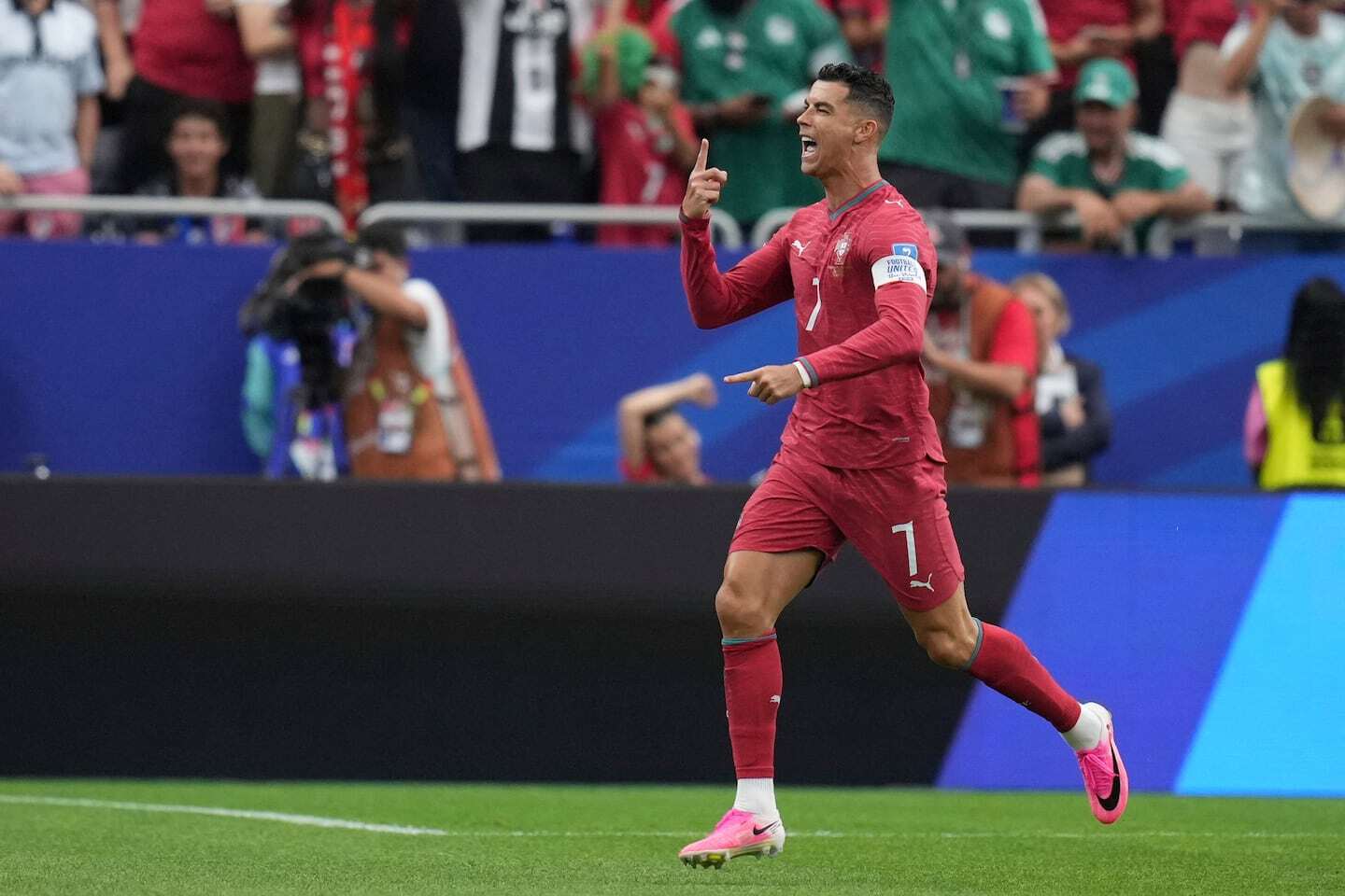 Cristiano Ronaldo celebra un gol en el Mundial 2026 con la selección de Portugal
