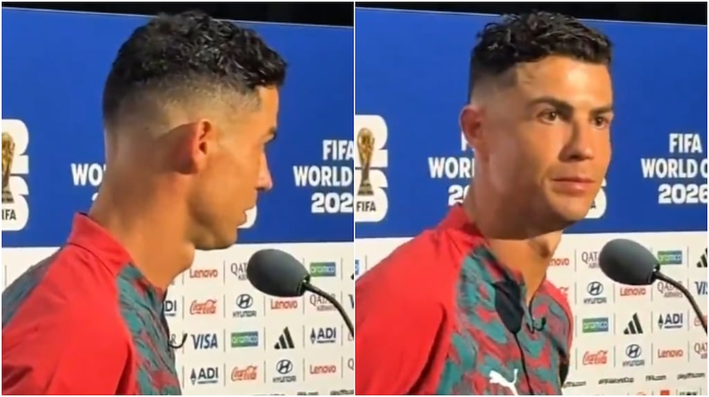 Cristiano Ronaldo en conferencia de prensa tras el partido contra Uzbekistán en el Mundial 2026
