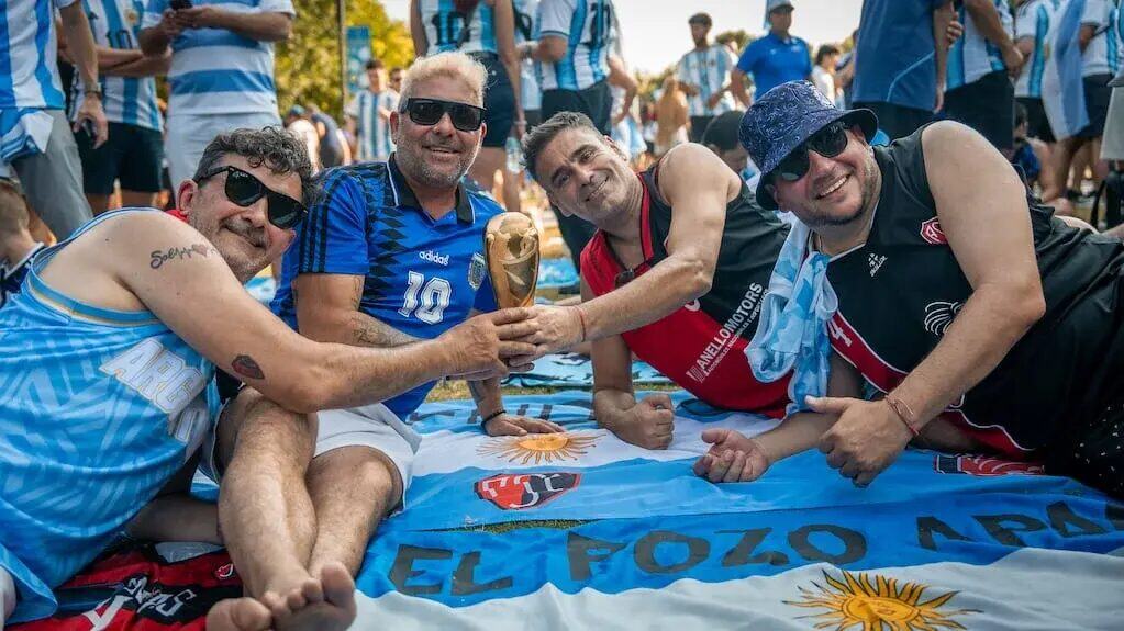 Cuatro amigos mendocinos en el Mundial 2026 en Dallas