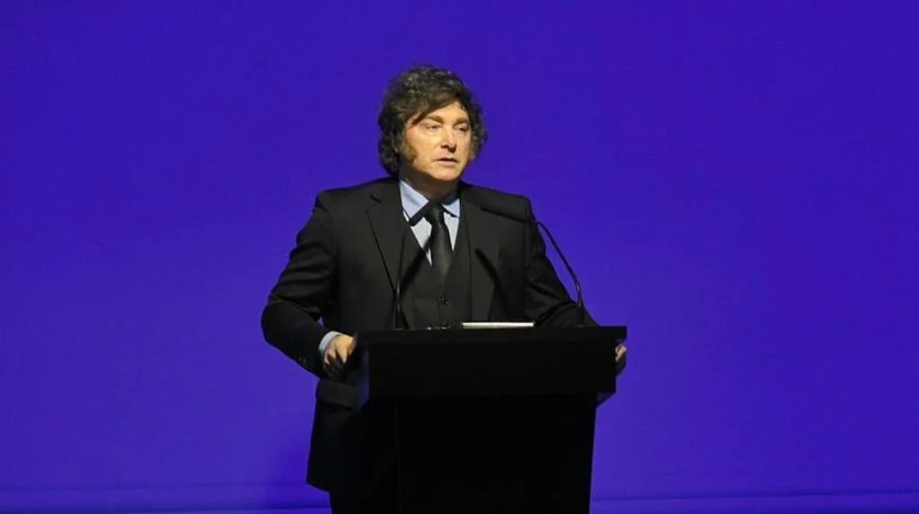 Javier Milei en la cumbre de aliados de Israel