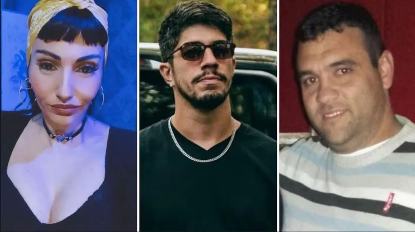 Retratos de Agostina Vega, Claudio Barrelier y Osvaldo Fassetta en el contexto del femicidio