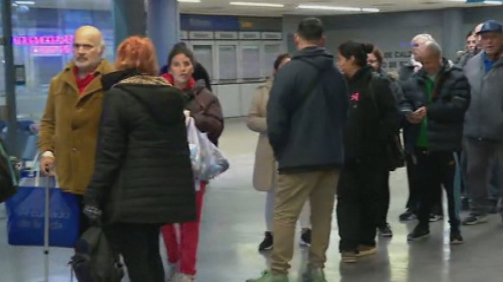 Tren Roca en la estación Constitución