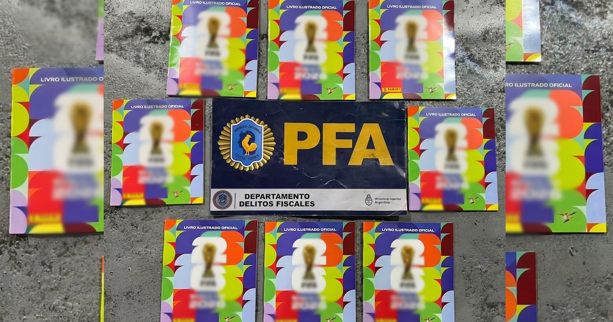 Operativo de contrabando de álbumes del Mundial 2026