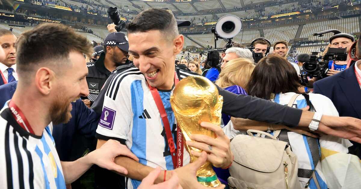 Ángel Di María apoya a la selección argentina