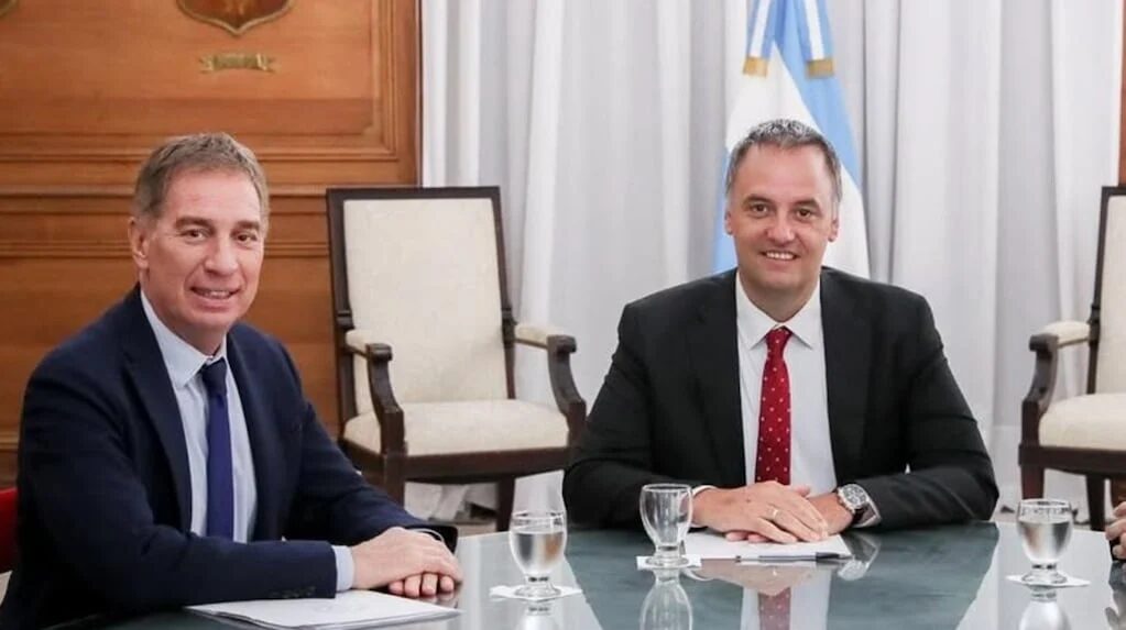 Diego Santilli asumiendo como jefe de Gabinete
