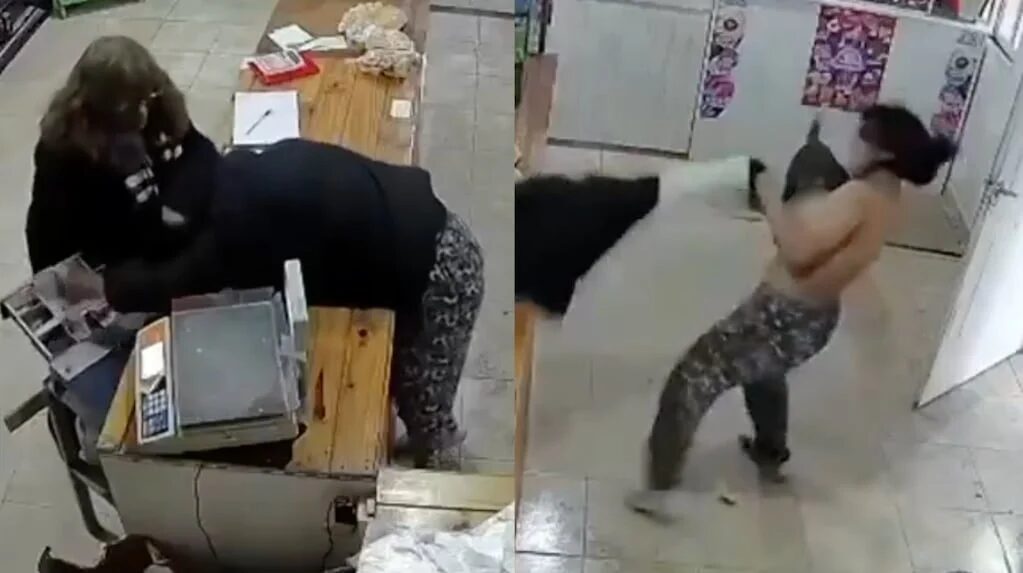 Dueña de almacén en Santa Fe enfrentando a ladrona