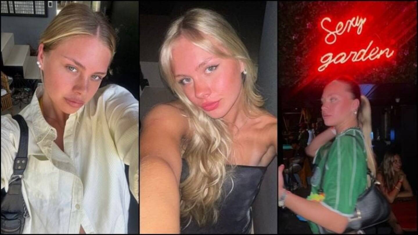 Ekaterina Ojeda en un boliche, mostrando su estilo y presencia