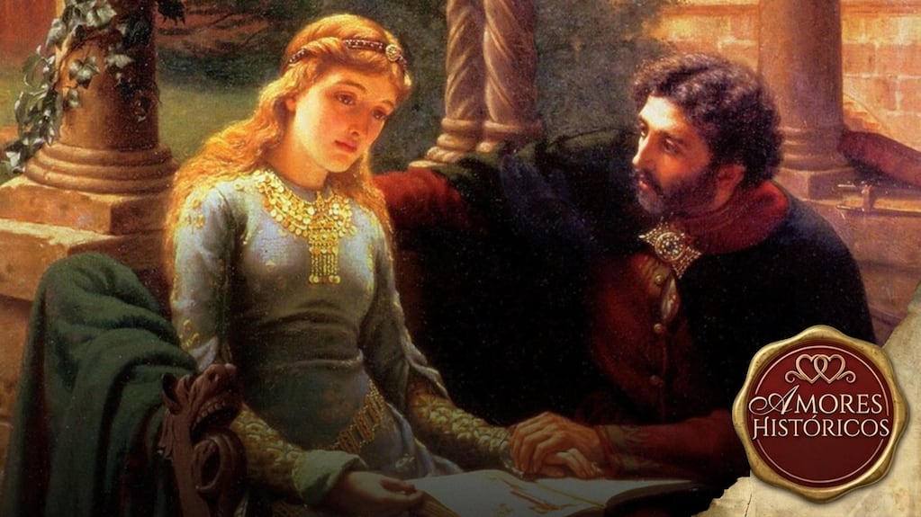 Pintura que representa a Abelardo y Eloísa