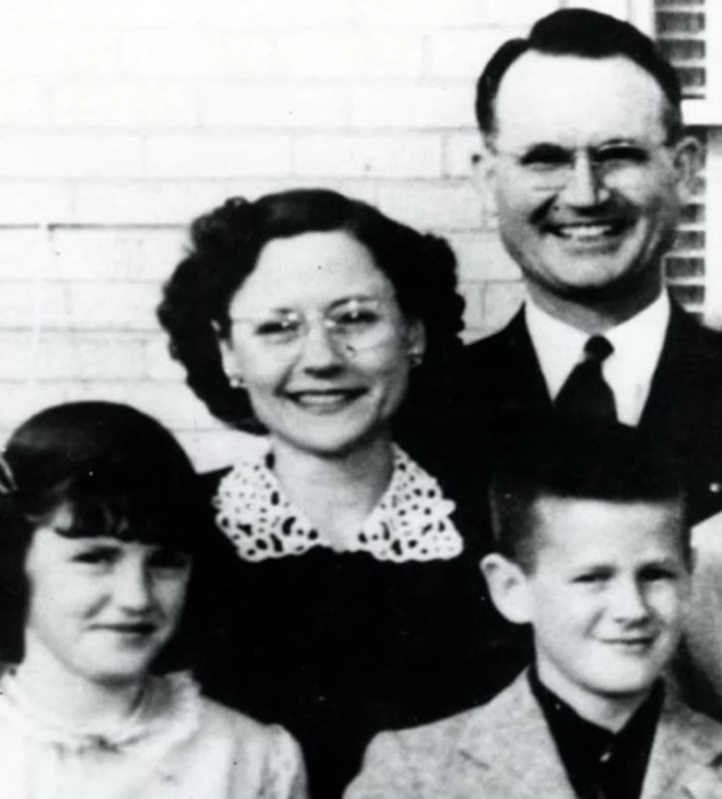 Fotografía de la familia Clutter en Kansas antes del crimen de 1959