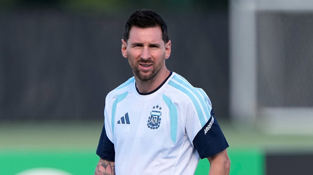 Lionel Messi y su padre Jorge Messi