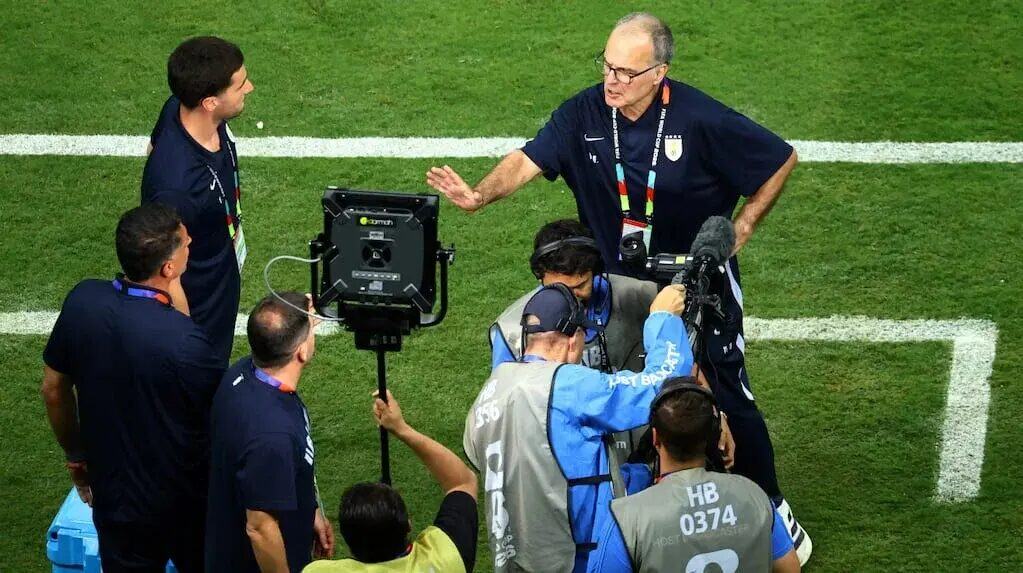 Marcelo Bielsa en conferencia de prensa