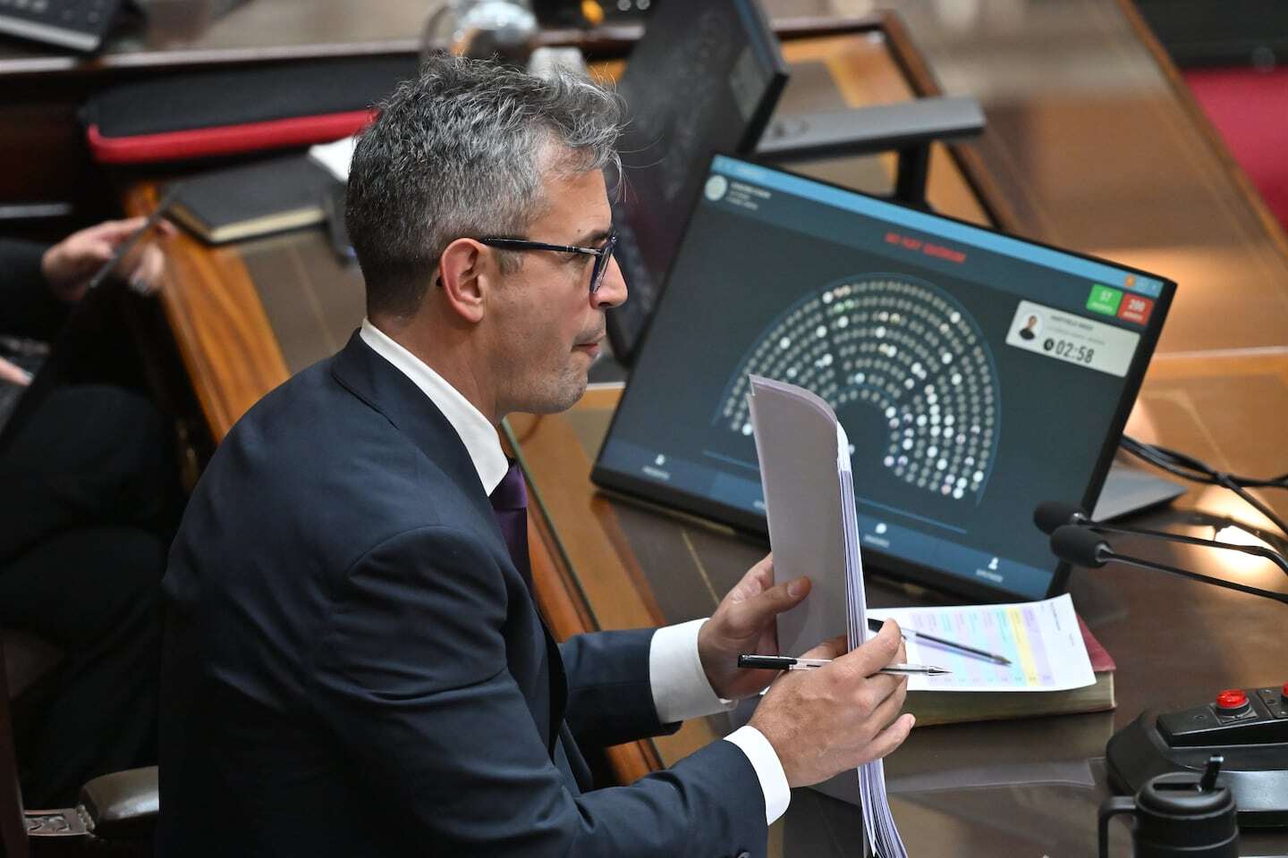 Diputado en la Cámara de Diputados de Argentina durante la discusión del super-RIGI
