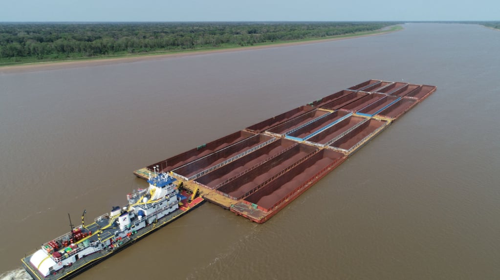 Imagen de la Hidrovía Paraná-Paraguay