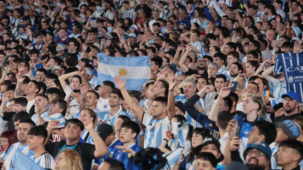 Celebración de la Selección Argentina