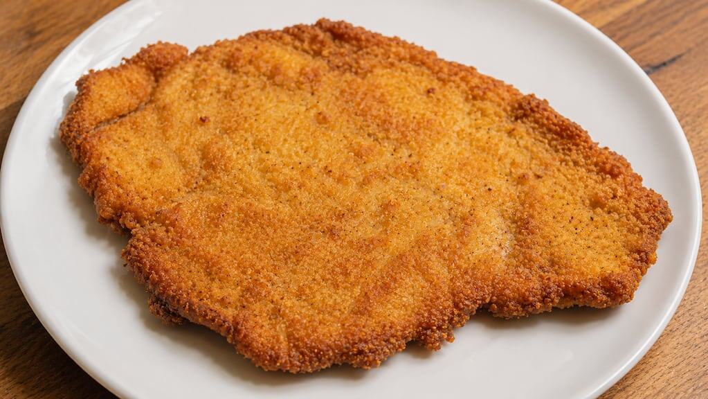 Milanesas con canela en polvo