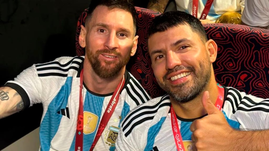 Sergio Agüero envía un mensaje a la familia Messi