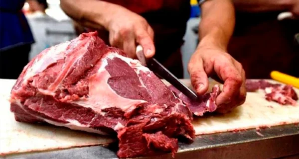 Carne vacuna en un mercado argentino
