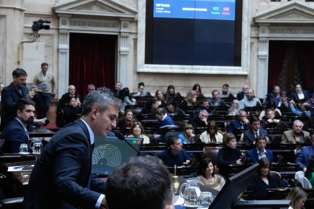 Sesión en la Cámara de Diputados de Argentina