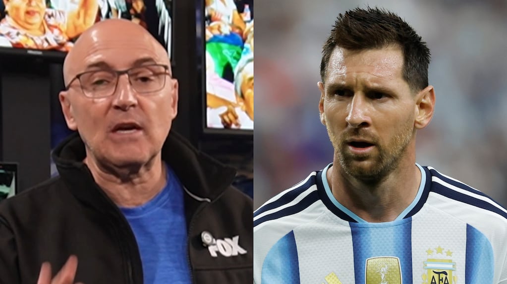 Julio Maldonado y Lionel Messi durante el Mundial 2026