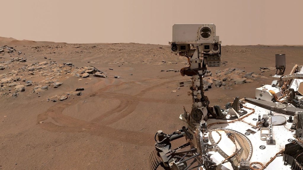 El rover Perseverance en Marte