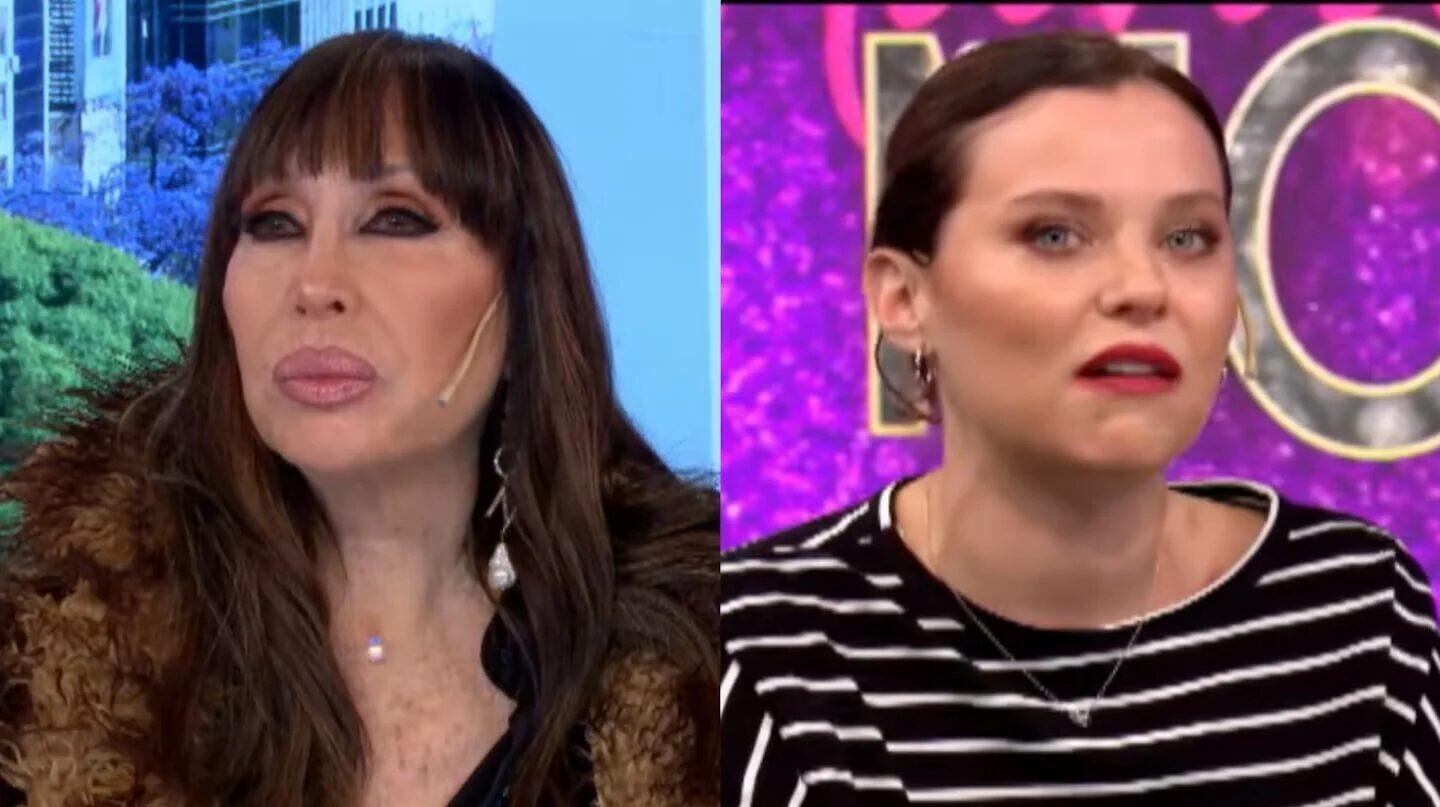 Ernestina Pais y Valentina Salezzi durante una transmisión en vivo